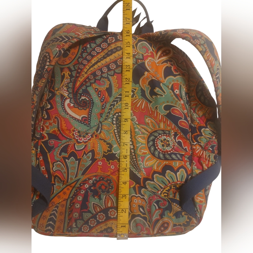 Vera Bradley Multicolor Floral And Paisley Backpack - Picture 13 of 14